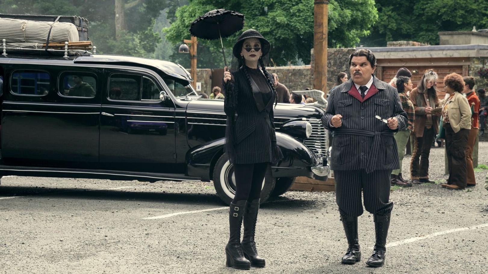 Make way for Morticia: Catherine Zeta-Jones slinks into second season of 'Wednesday'